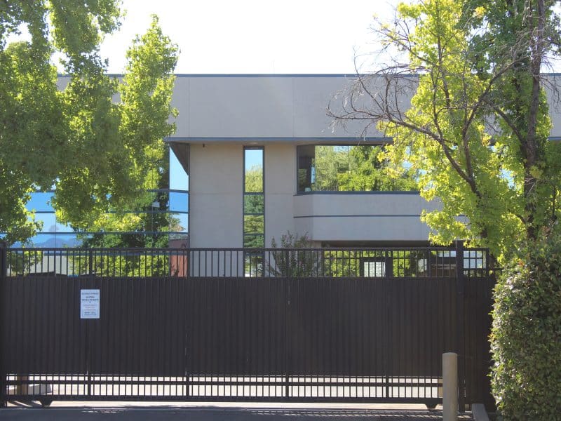 The Immigration and Customs Enforcement (ICE) sub-field office located at 443 Redcliff Drive in Redding.